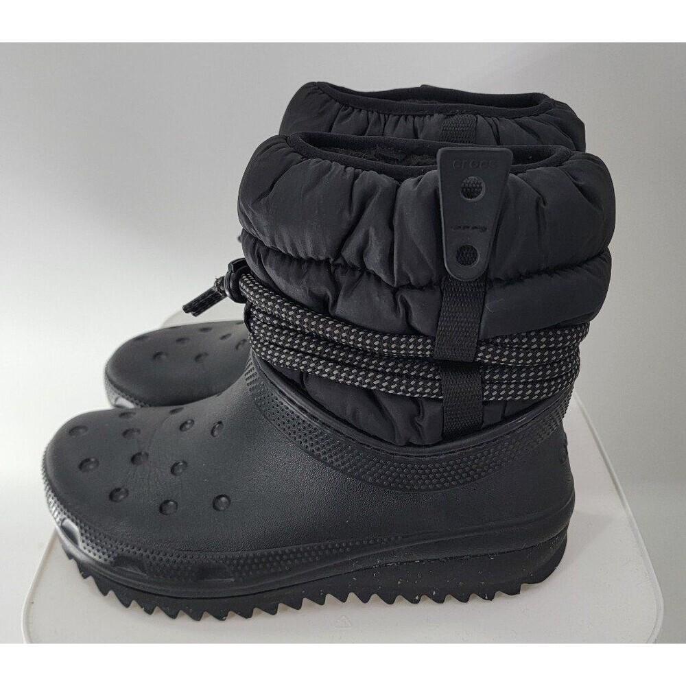 Crocs Classic Neo Puff Luxe Black Women's Winter Boots